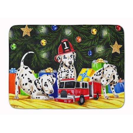 Carolines Treasures Christmas Favorite Gift Dalmatian Machine Washable Memory Foam Mat AMB1316RUG
